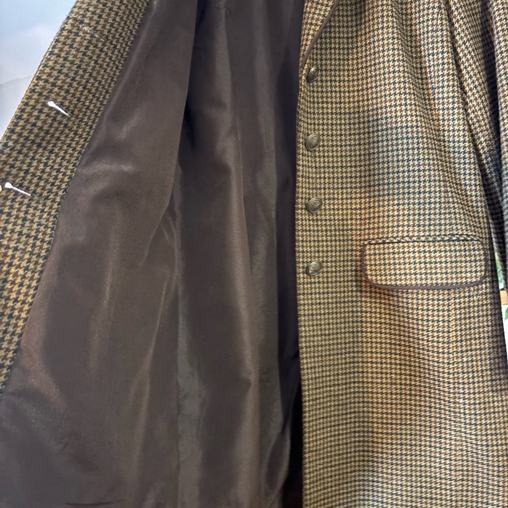 San Francisco-Brown Checkered Coat - Picture 4 of 12